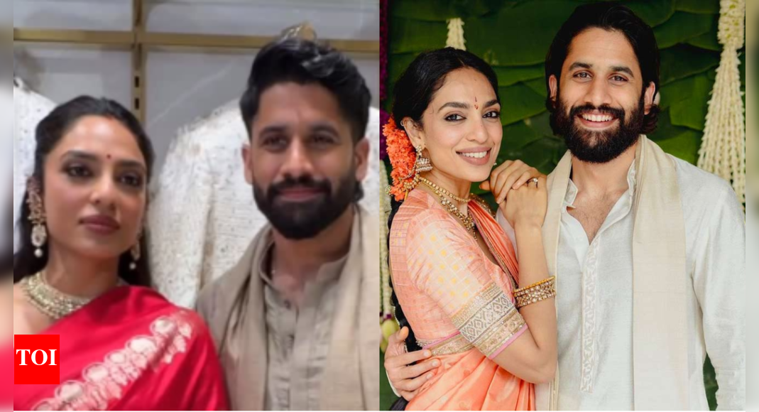 Sobhita Dhulipala and Naga Chaitanya look adorable: 'Thandel' star's gesture protecting his wife steals hearts - Watch