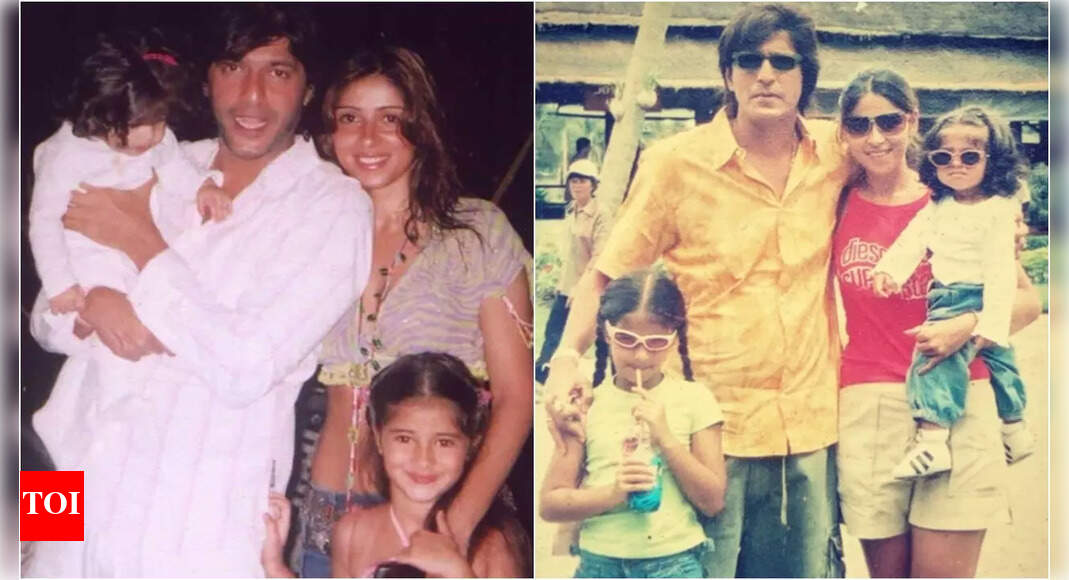 Ananya Panday goes down memory lane on father Chunky Panday's 63rd birthday; drops an old family picture - See Pic