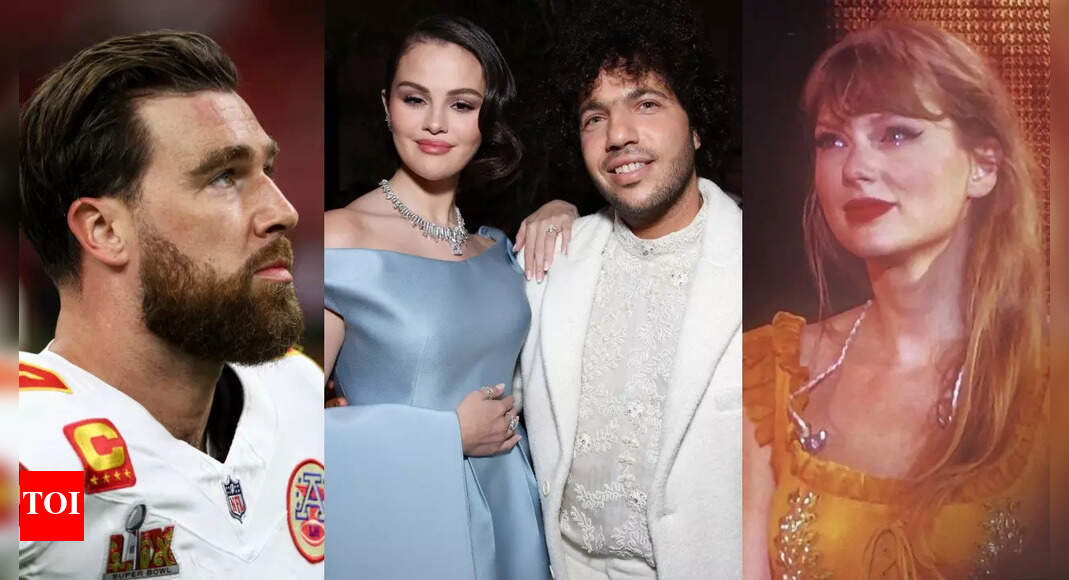 Taylor Swift might be ditching Travis Kelce to hit Selena Gomez and Benny Blanco’s wedding solo