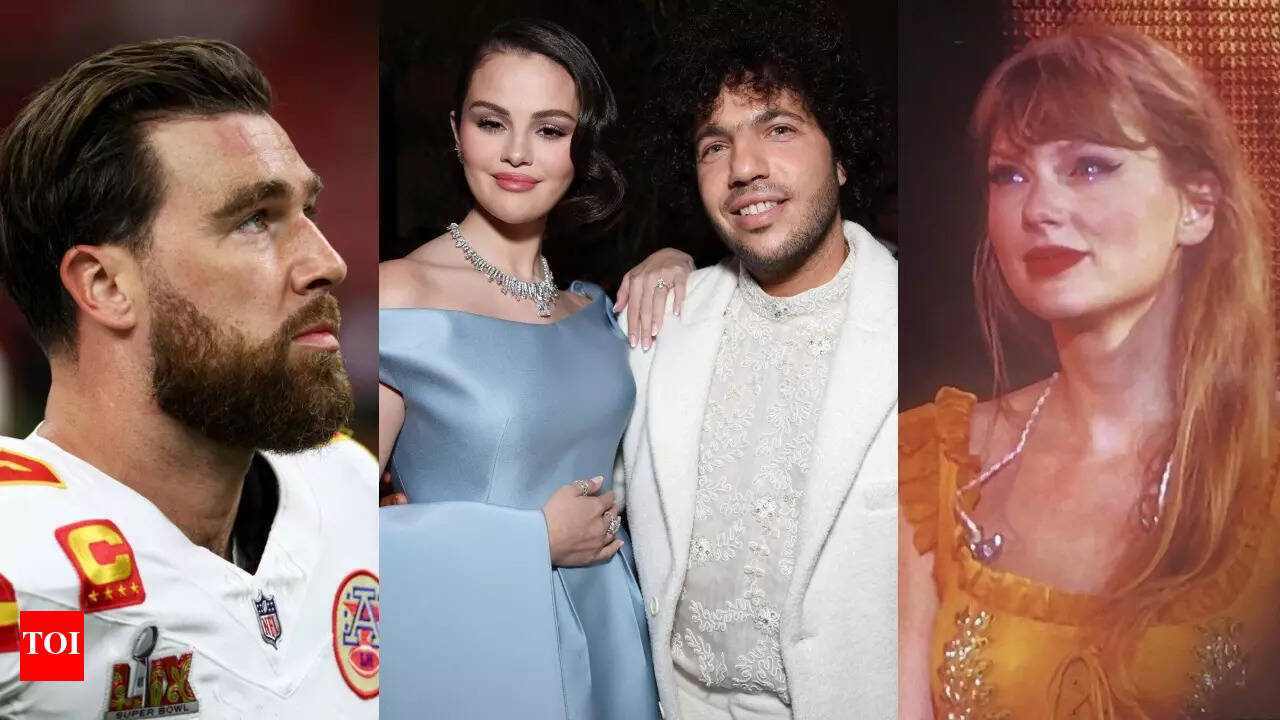 Taylor Swift might be ditching Travis Kelce to hit Selena Gomez and Benny  Blanco's wedding solo | NFL News - The Times of India