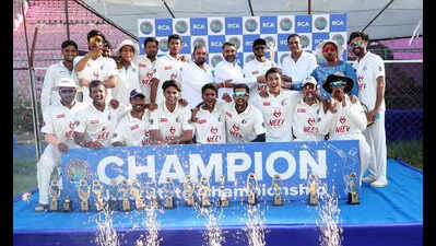 Udaipur clinch State U-23 Trophy with 155-run win