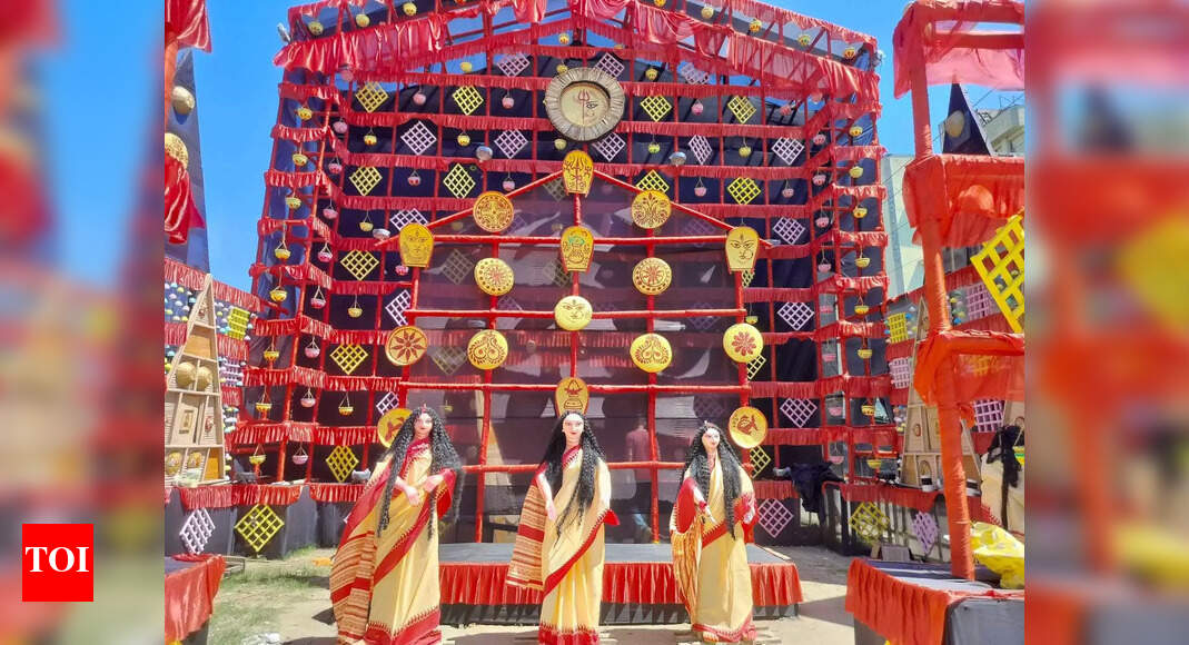Kamakhya Nagar Puja goes vocal for local with sustainable decor