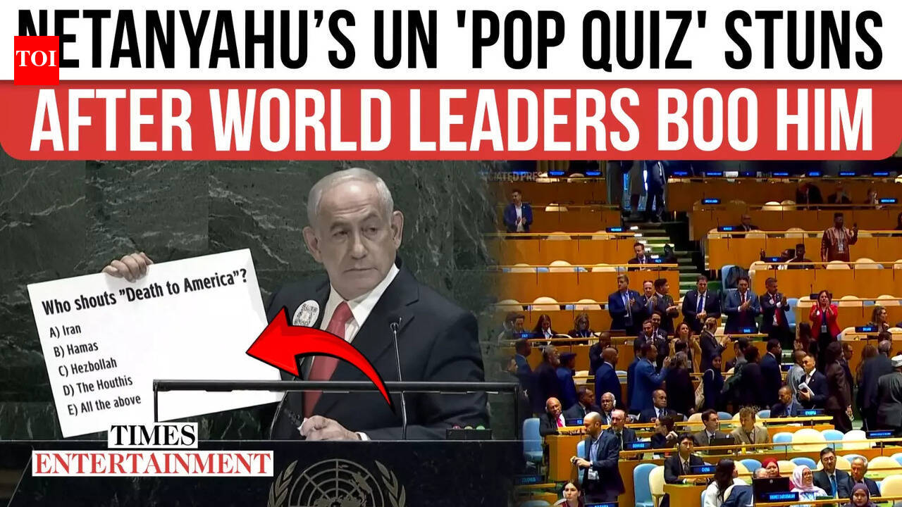 Netanyahu Booed at UN, Shocks Audience with ‘Death to America’ Pop Quiz ...