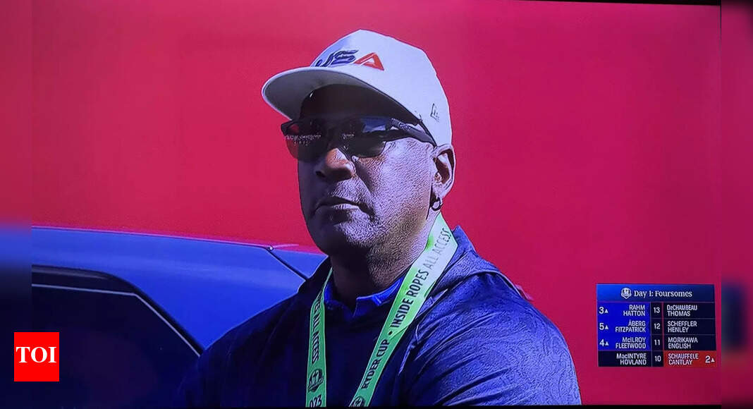 Michael Jordan brings back 23 for Ryder's Cup while rooting for Team USA - and a close friend