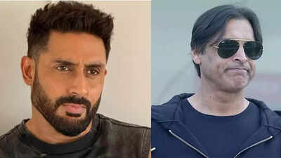 Abhishek Bachchan trolls Pakistani cricket team hilariously as Shoaib Akhtar says THIS, netizens say the 'Ghoomer' actor clean bowled him - WATCH VIDEO