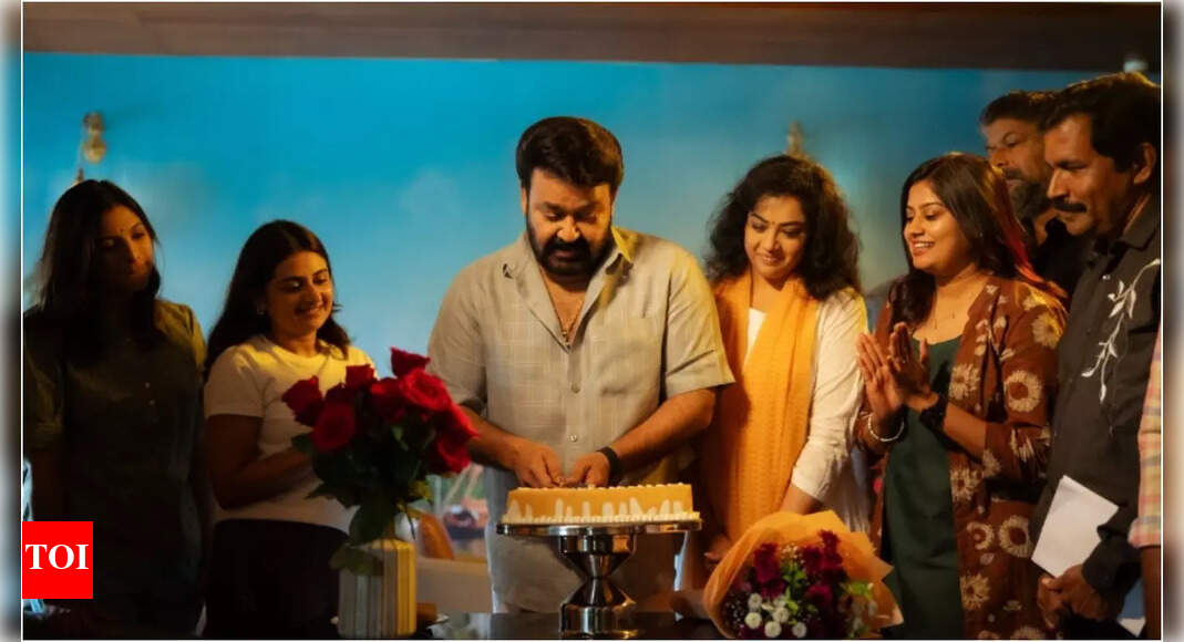 'Drishyam 3' set turns emotional: Dadasaheb Phalke Award winner Mohanlal honoured; Meena calls him ‘A blessing’