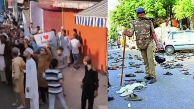 Protests over ‘I Love Muhammad’ posters turn violent in Bareilly; 50 detained, 10 cops injured