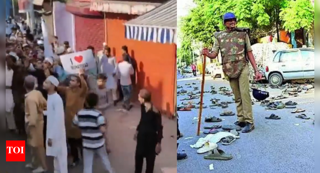 Protests over ‘I Love Muhammad’ posters turn violent in Bareilly; 50 detained, 10 cops injured