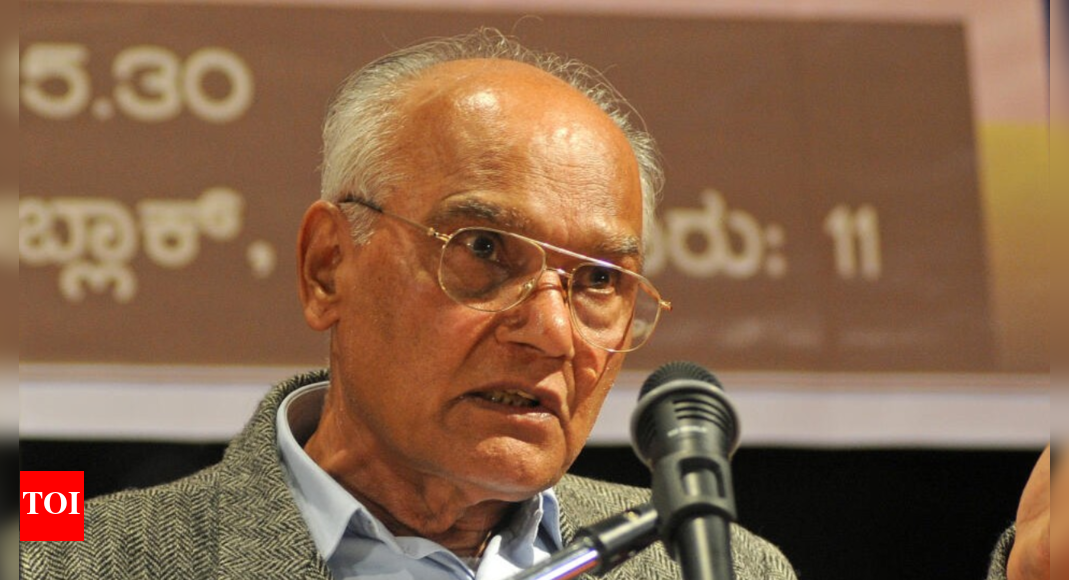 SL Bhyrappa, who stirred debate with his novels, passes away at 94 in Bengaluru