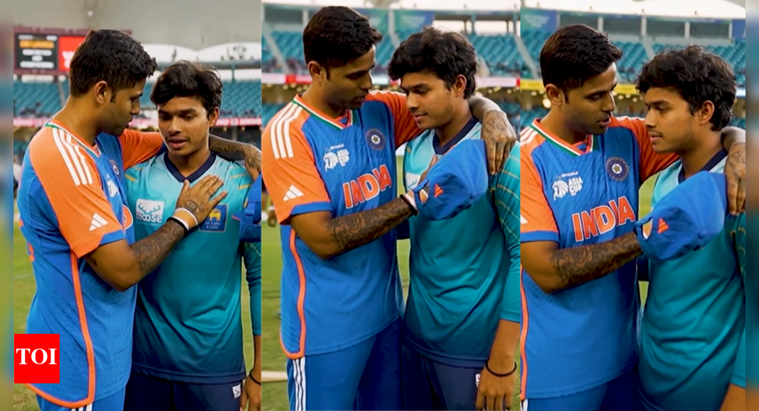 Heartwarming! Suryakumar consoles Dunith Wellalage after tragic loss