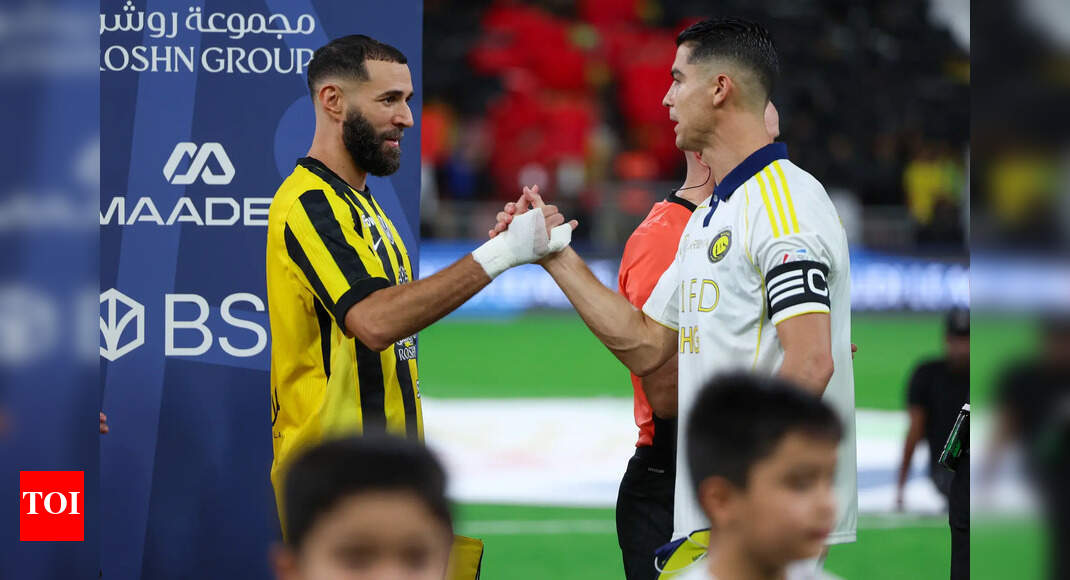 Cristiano Ronaldo and Karim Benzema shine as Al Nassr beat Al Ittihad in the Saudi Pro League