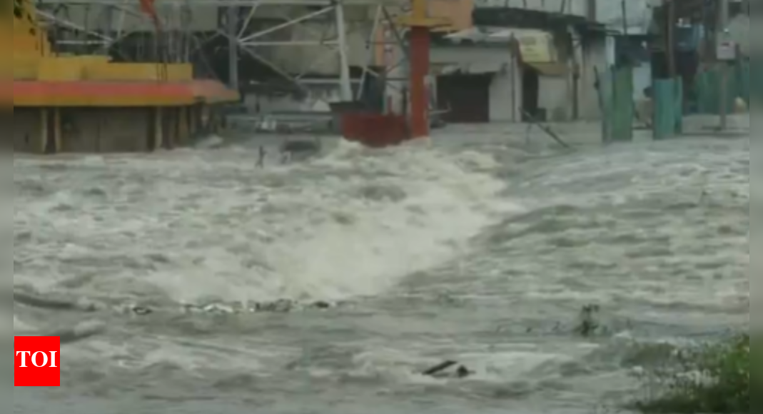 Hyderabad floods: Himayat Sagar gates opened after heavy rains; Musi River overflows, streets submerged