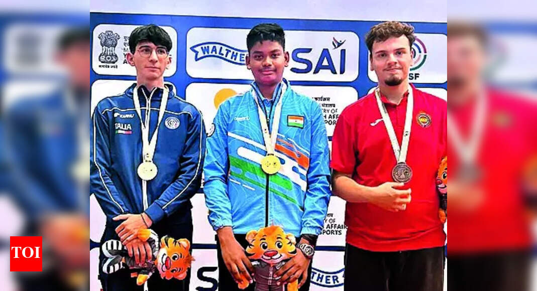 15-year-old Jonathan Antony tops qualifiers, clinches gold at ISSF Junior World Cup