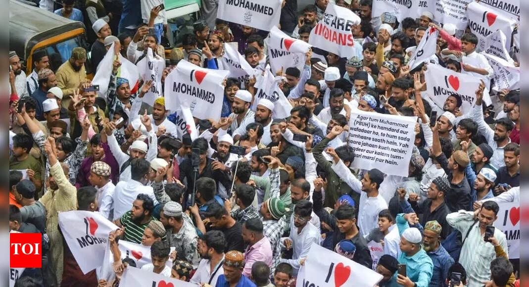 ‘I Love Muhammad’ row: What sparked violent protests in UP’s Bareilly? 10 things to know | India News – The Times of India