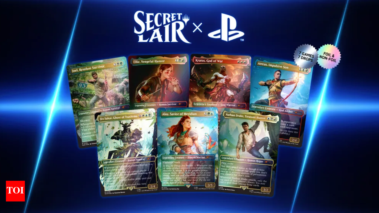 All MTG Secret Lair x PlayStation Superdrop 2025 card collections