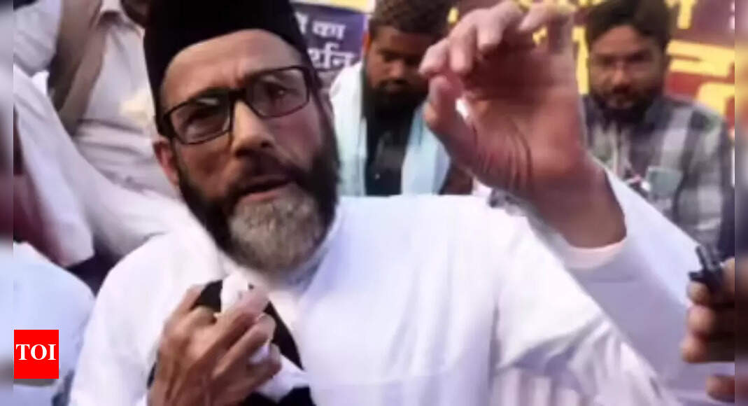 'I Love Muhammad' row: Cleric Tauqeer Raza Khan detained after protest turns violent