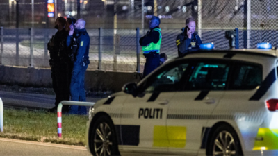  Denmark reports caller   drone sightings implicit    biggest subject   base; calls it 'hybrid attack'