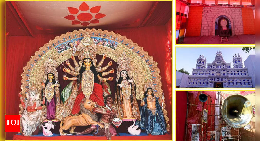 Peace, Bengal’s heritage & nostalgia echo in NCR’s pandals