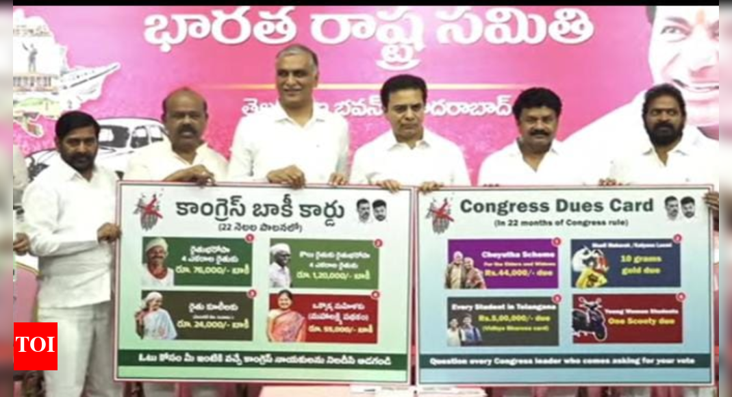BRS launches ‘Congress Dues Card’: KTR lists broken promises, urges voters to hold party accountable