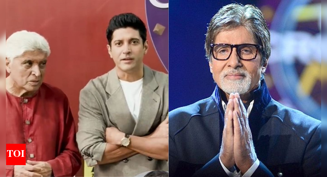 Kaun Banega Crorepati 17: Farhan Akhtar and Javed Akhtar to join Amitabh Bachchan on the hotseat for his birthday
