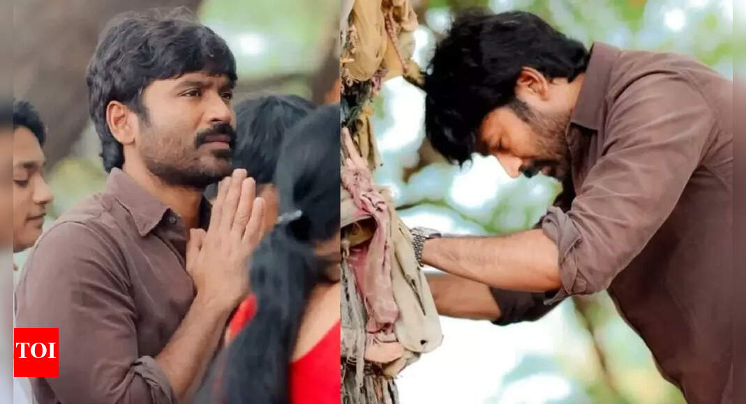 'Idli Kadai': Dhanush seeks blessings at temple before film's release, Rural drama eyes record-breaking opening