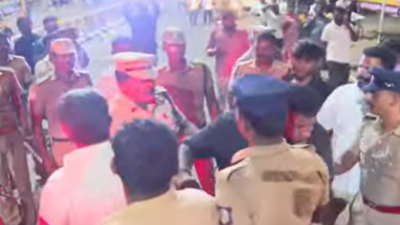 10 dice  successful  stampede-like concern    during TVK person  Vijay’s Karur campaign