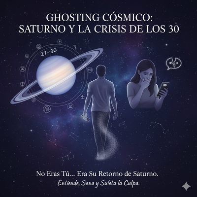 ¿Te ha ghosteado alguien? Tal vez estaba atravesando su “retorno de Saturno”