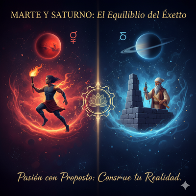 Marte y Saturno: cuando la pasión se encuentra con la paciencia (y de ahí nace el éxito)