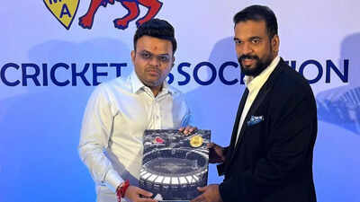 ICC chairman Jay Shah felicitated in Mumbai ahead of BCCI Annual General Meeting