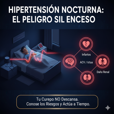 ¿Te sube la presión mientras dormís? Los peligros silenciosos de la hipertensión nocturna