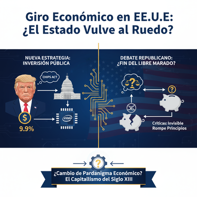 Trump, Intel y el futuro de las inversiones públicas en EE. UU.: ¿un nuevo rumbo económico?