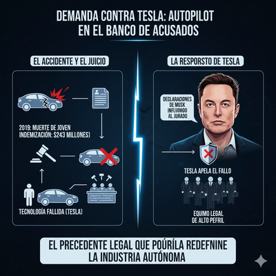 Tesla pierde un juicio histórico por Autopilot y pone en jaque el futuro de los autos autónomos