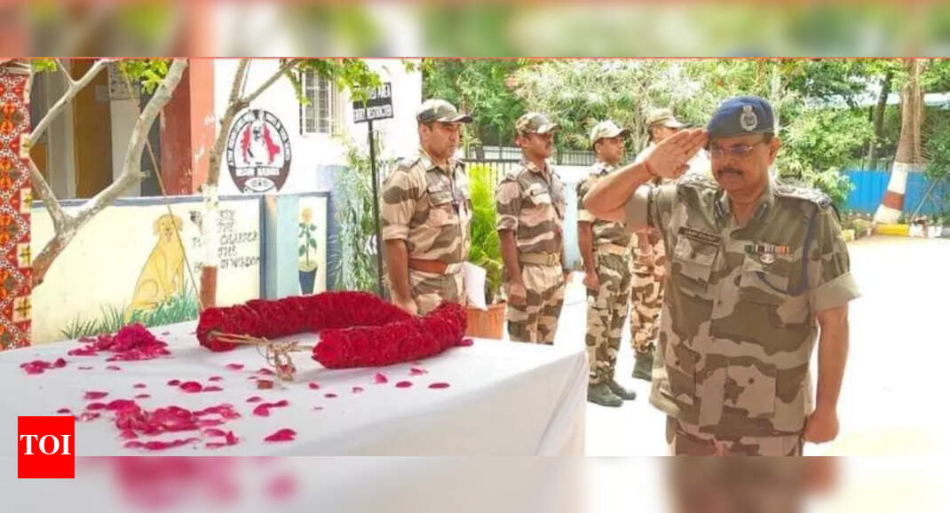 Retd CISF sniffer dog Rani dies, gets funeral with full honours