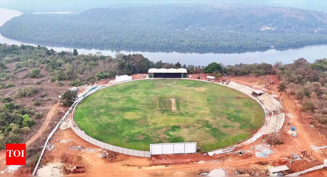 With not enough grounds in Goa, father builds cricket stadium for his two children to train