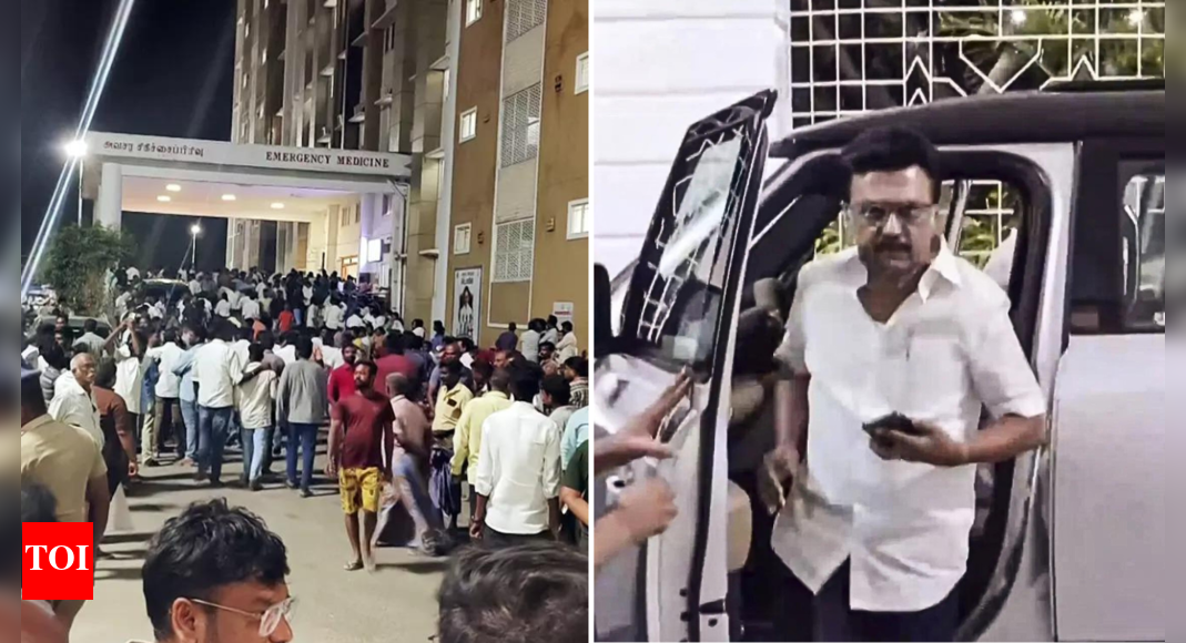 <div>'Standing here with deep sorrow': Tamil Nadu CM MK Stalin consoles Karur stampede families; orders inquiry under retired judge</div>