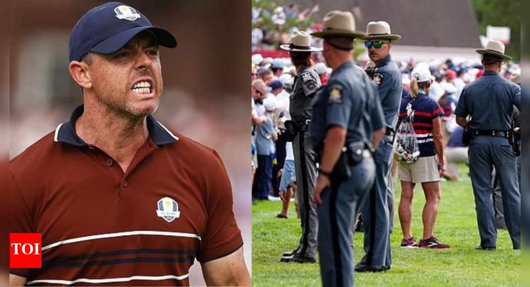 Ryder Cup erupts in chaos as Team USA fans are kicked out for ugly abuse of Rory McIlroy and Shane Lowry