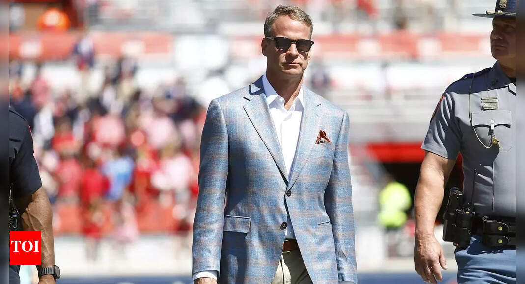 Ole Miss coach Lane Kiffin’s wife Layla goes viral with bold outfit choice at LSU rivalry game