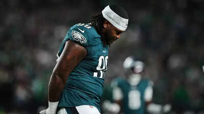 Eagles Jalen Carter's $11,593 fine explained: The controversial moment against the Rams that sparked outrage | NFL News - The Times of India