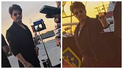 'King': Shah Rukh Khan debuts new look; channels his inner mafia to shoot action scene in port area