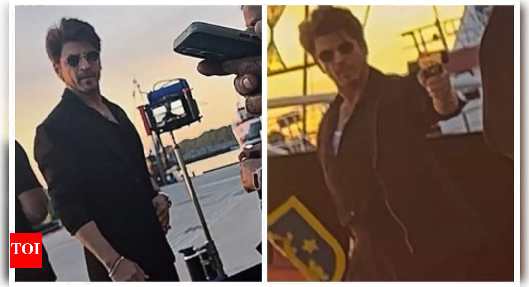 ‘King’: Shah Rukh Khan debuts new look; channels his inner mafia to shoot action scene in port area | – The Times of India