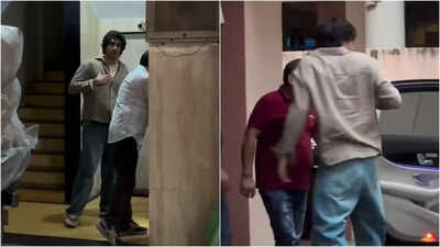 'Saiyaara' star Ahaan Panday gets snapped outside Sanjay Leela Bhansali's office; fans say, 'He might be doing a cameo in Love and War'