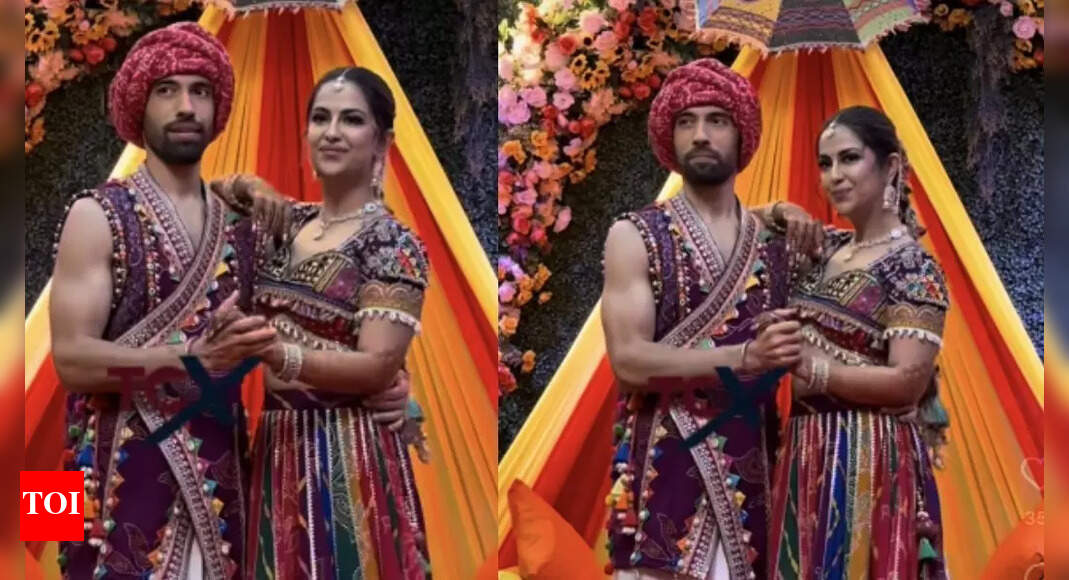 Avika Gor-Milind Chandwani’s mehendi ceremony: Actress gets her in-laws’ names written on her hand