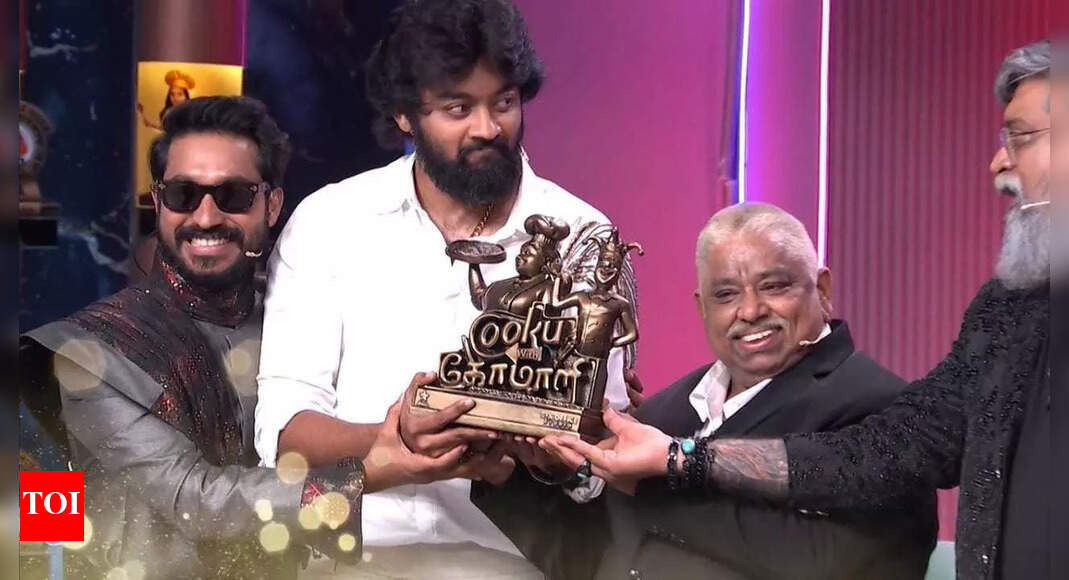 Cooku With Comali Season 6 Winner: Raju Jeyamohan lifts the trophy; takes home cash prize of Rs 5 lakh