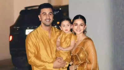 Ranbir Kapoor says Raha gave him 43 kisses and made a beautiful birthday card as he spent the day with her and Alia Bhatt
