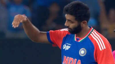 Jasprit Bumrah gives Haris Rauf a taste of his own medicine with iconic jet celebration — video inside