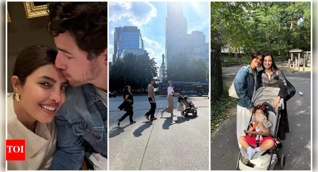 Priyanka Chopra shares cozy New York moments with daughter Malti Marie and Nick Jonas, Ishaan Khatter and Dia Mirza join the fun | Hindi Movie News – The Times of India