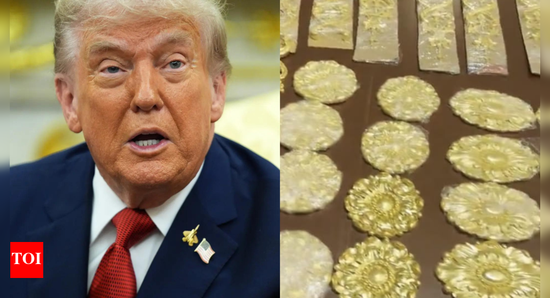 <div>'Best Oval Office ever': Donald Trump hails 24-Karat gold revamp; boasts foreign leaders 'freak out' by its grandeur</div>