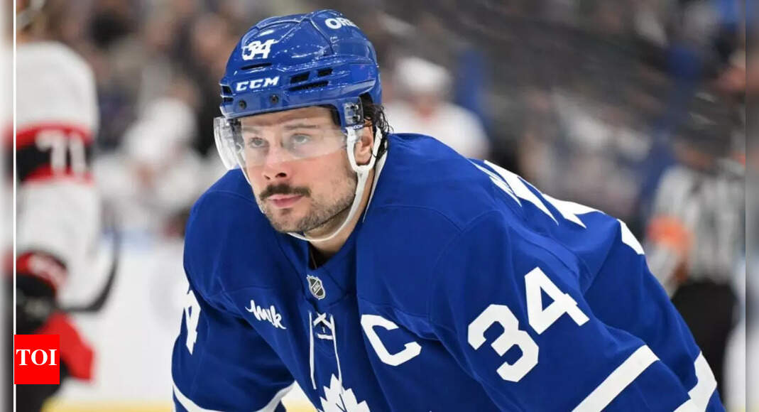 Maple Leafs’ James Reimer teases Auston Matthews with hilarious ‘winner takes all’ jersey number challenge