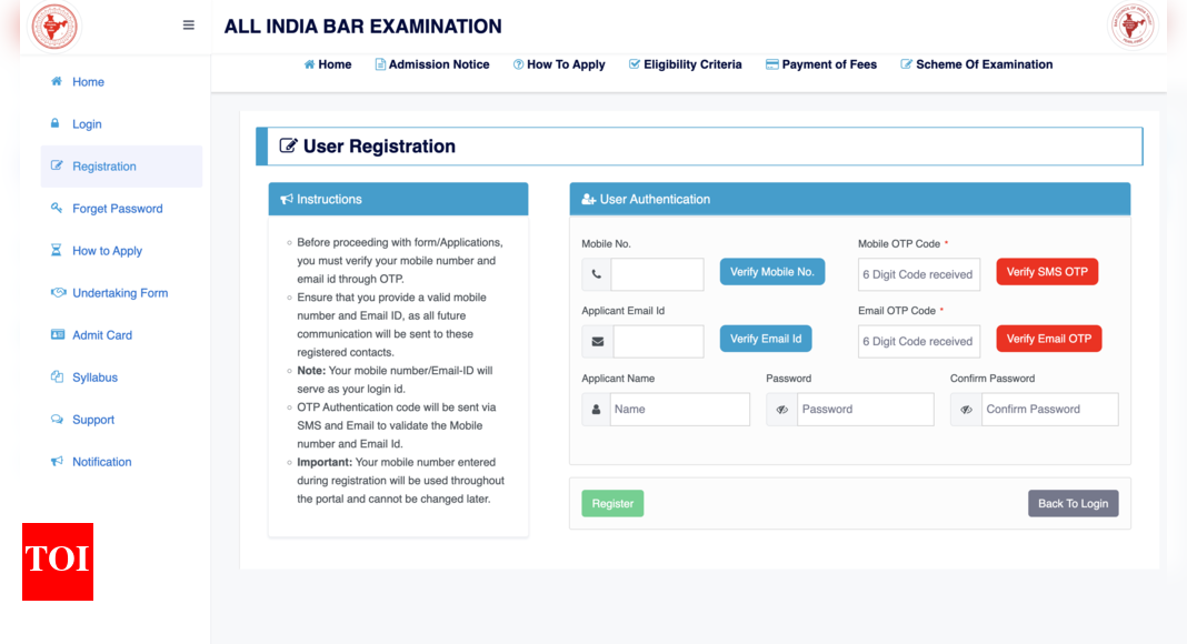 AIBE 20 registration begins at allindiabarexamination.com: Check direct link, steps to apply and deadline here
