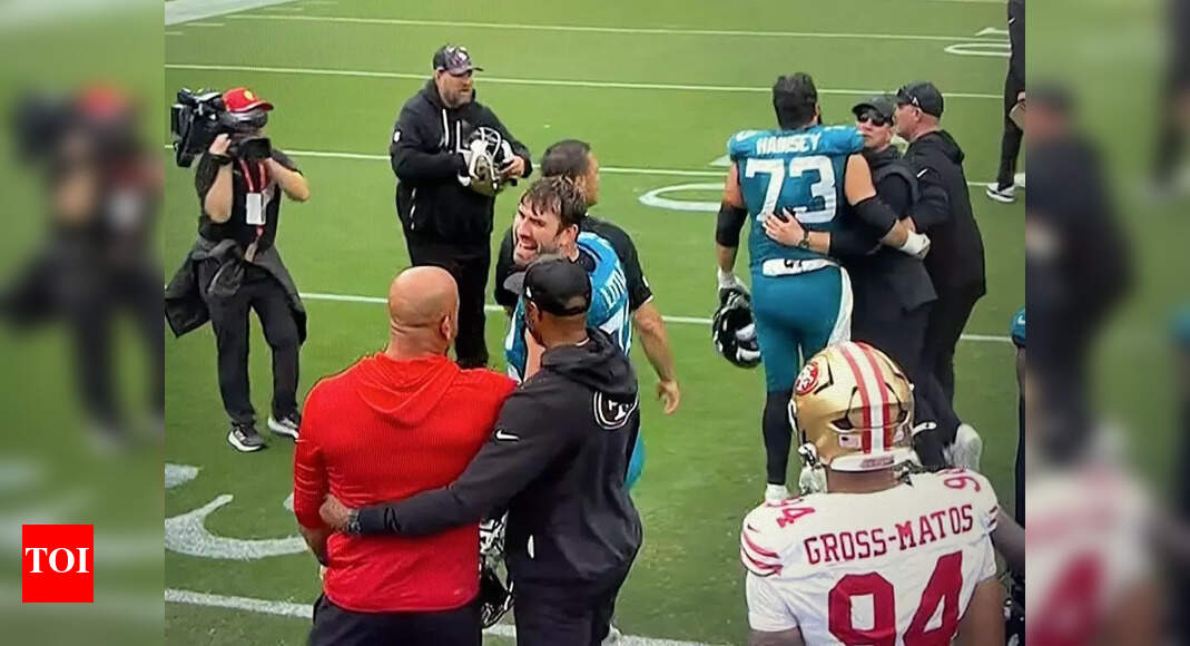 Fans stunned as Jaguars’ head coach Liam Coen and 49ers’ DC Robert Saleh nearly come to blows after heated exchange